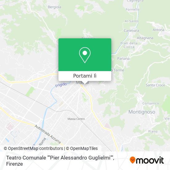Mappa Teatro Comunale ""Pier Alessandro Guglielmi""