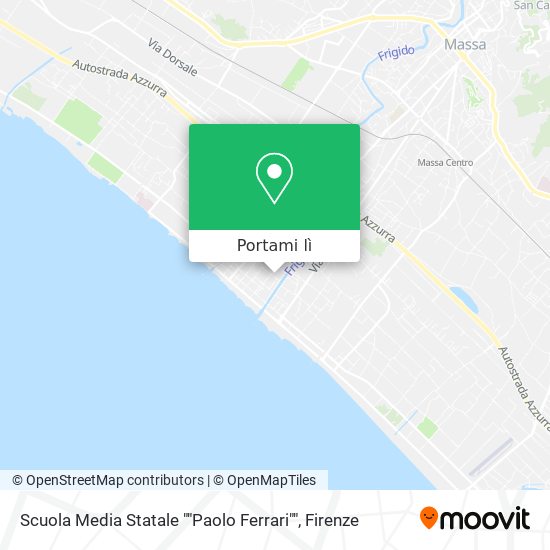 Mappa Scuola Media Statale ""Paolo Ferrari""