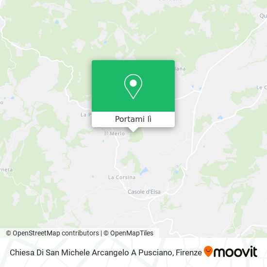 Mappa Chiesa Di San Michele Arcangelo A Pusciano