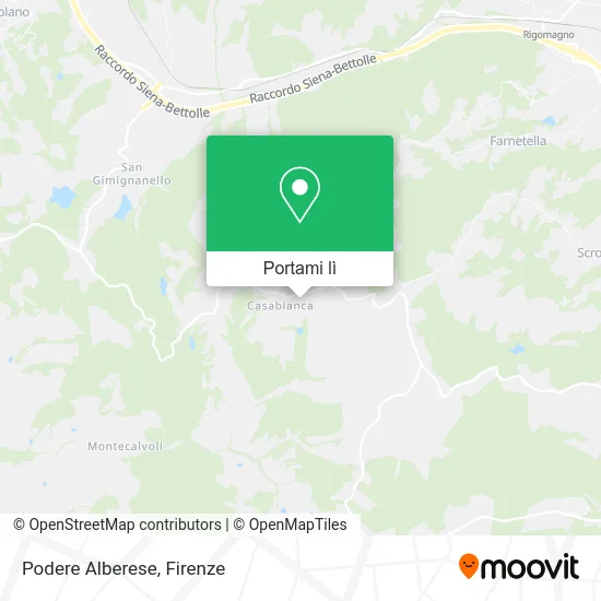 Mappa Podere Alberese