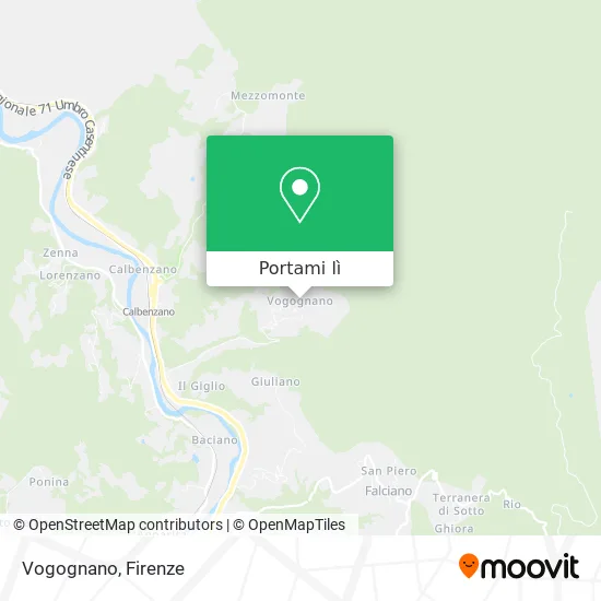 Mappa Vogognano