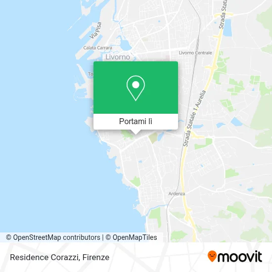 Mappa Residence Corazzi