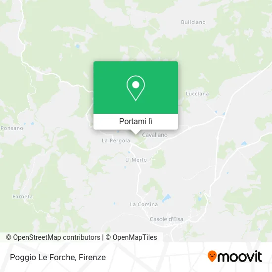 Mappa Poggio Le Forche