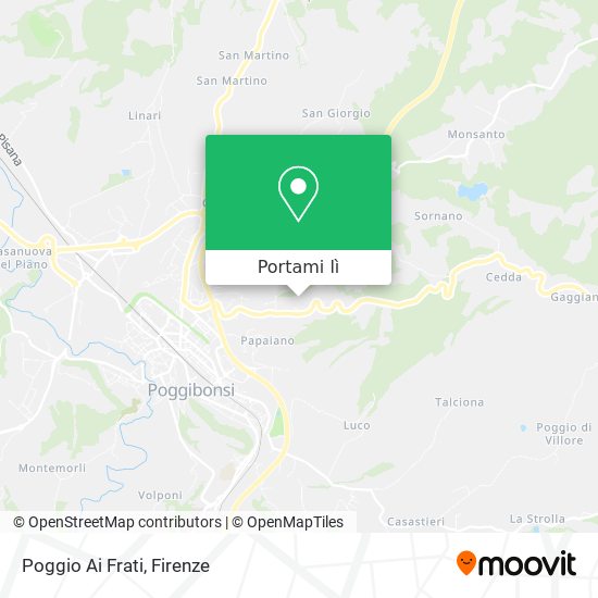 Mappa Poggio Ai Frati