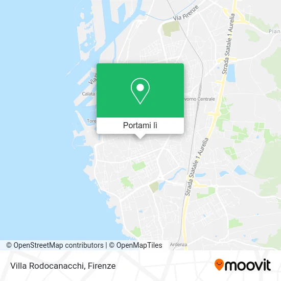 Mappa Villa Rodocanacchi