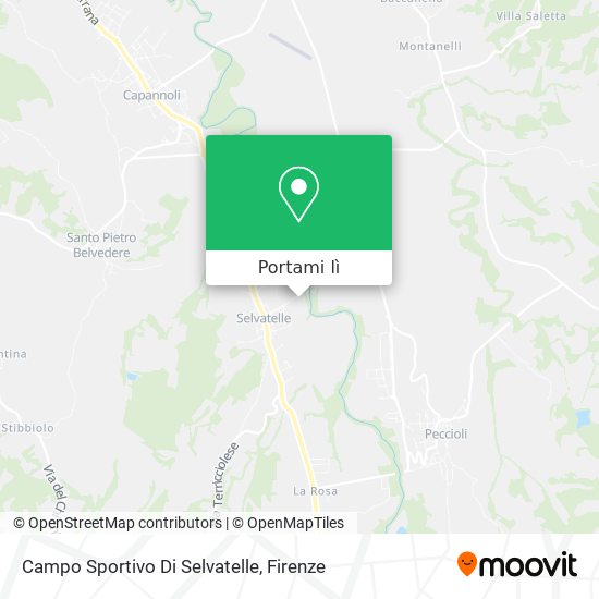 Mappa Campo Sportivo Di Selvatelle