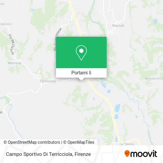 Mappa Campo Sportivo Di Terricciola