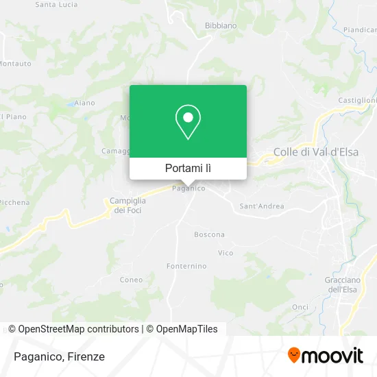 Mappa Paganico