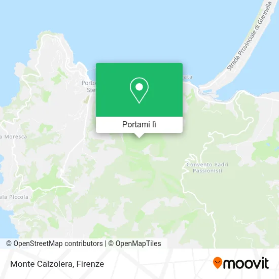 Mappa Monte Calzolera