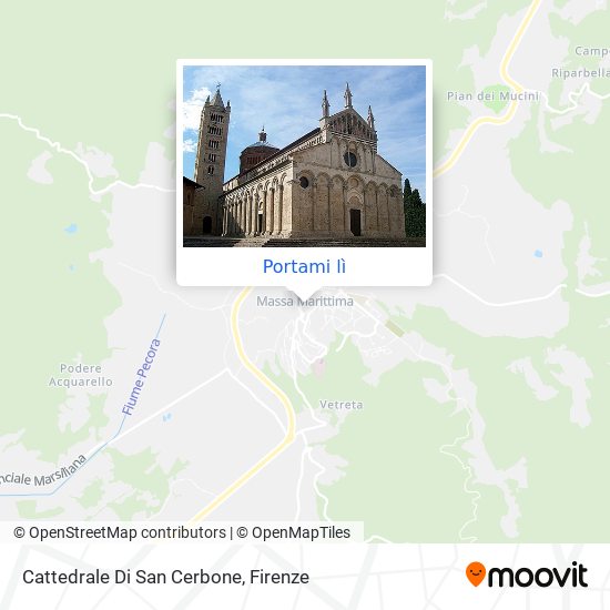 Mappa Cattedrale Di San Cerbone