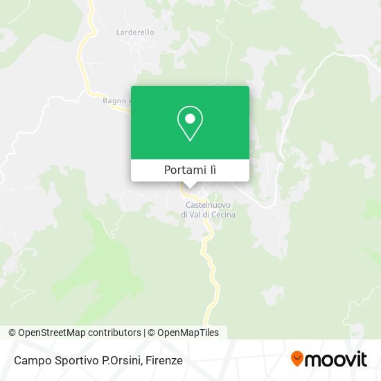 Mappa Campo Sportivo P.Orsini