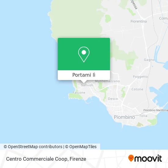 Mappa Centro Commerciale Coop