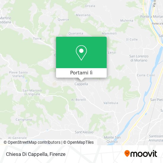 Mappa Chiesa Di Cappella