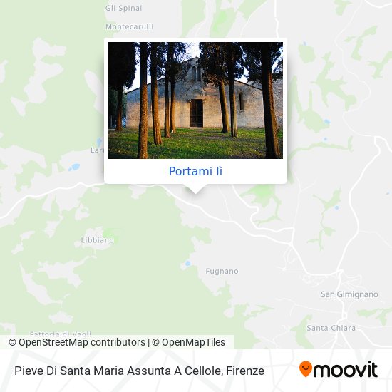 Mappa Pieve Di Santa Maria Assunta A Cellole