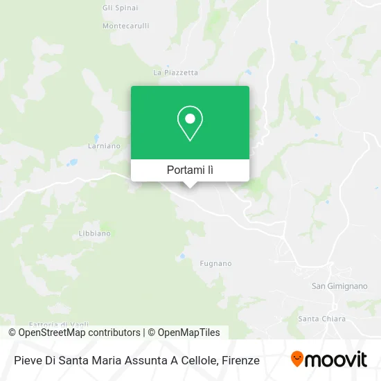 Mappa Pieve Di Santa Maria Assunta A Cellole