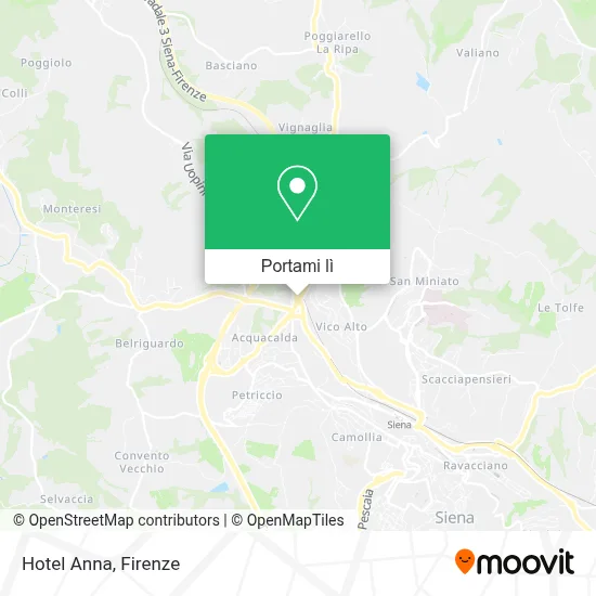 Mappa Hotel Anna