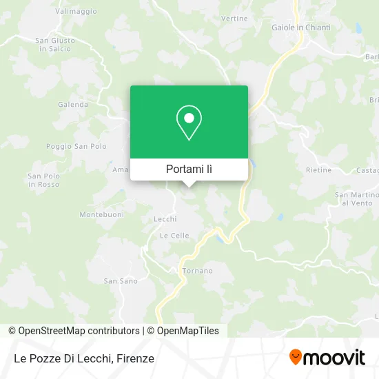 Mappa Le Pozze Di Lecchi