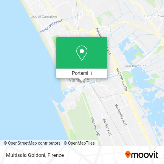 Mappa Multisala Goldoni