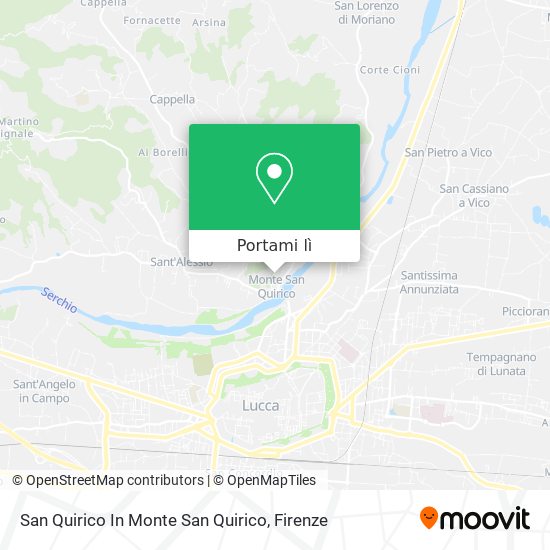 Mappa San Quirico In Monte San Quirico