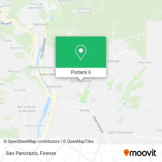 Mappa San Pancrazio