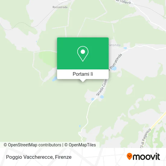 Mappa Poggio Vaccherecce