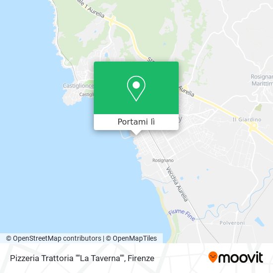 Mappa Pizzeria Trattoria ""La Taverna""