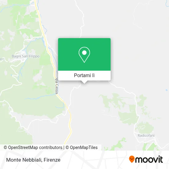 Mappa Monte Nebbiali