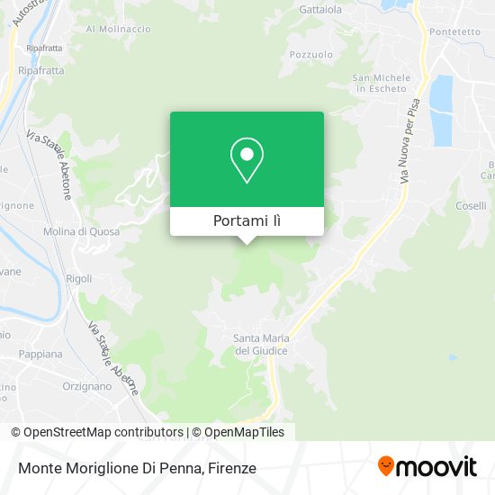 Mappa Monte Moriglione Di Penna