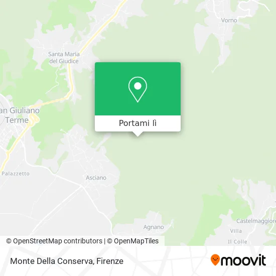 Mappa Monte Della Conserva