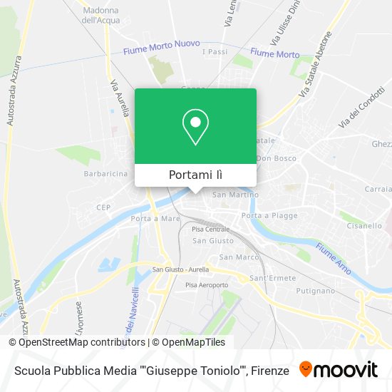 Mappa Scuola Pubblica Media ""Giuseppe Toniolo""