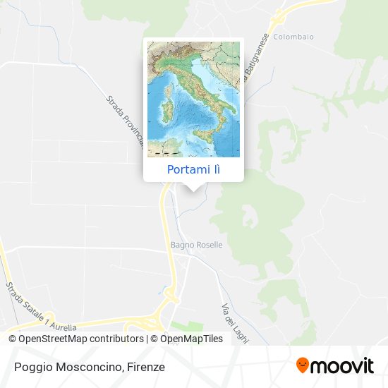 Mappa Poggio Mosconcino