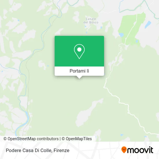 Mappa Podere Casa Di Colle