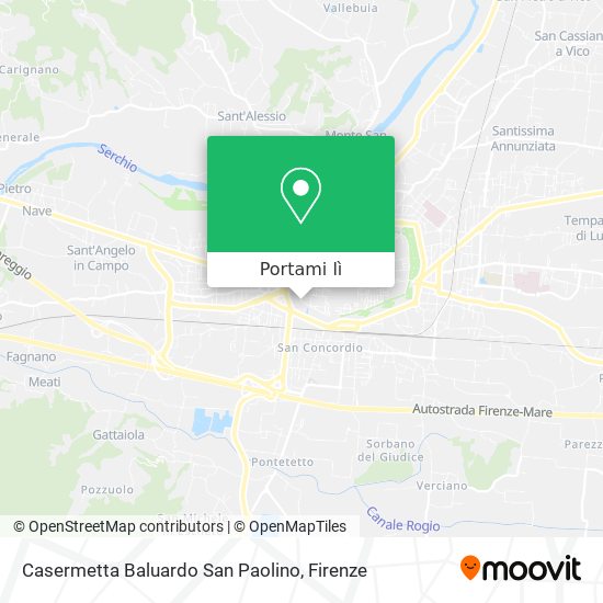 Mappa Casermetta Baluardo San Paolino