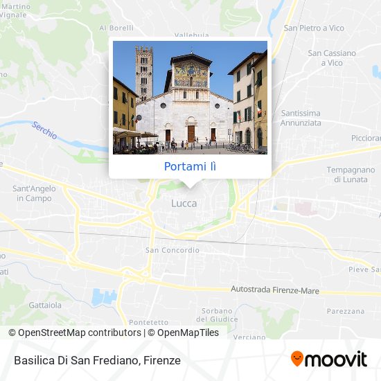 Mappa Basilica Di San Frediano