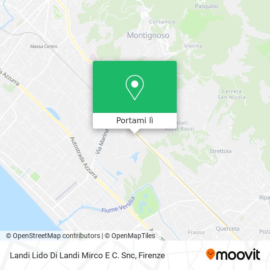 Mappa Landi Lido Di Landi Mirco E C. Snc