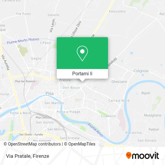 Mappa Via Pratale