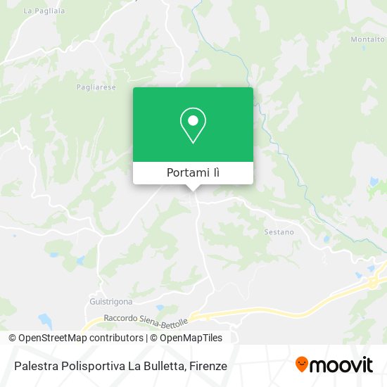 Mappa Palestra Polisportiva La Bulletta