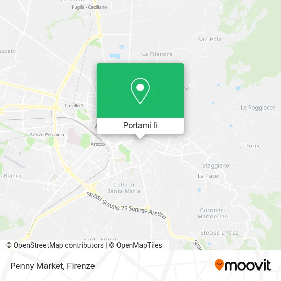 Mappa Penny Market
