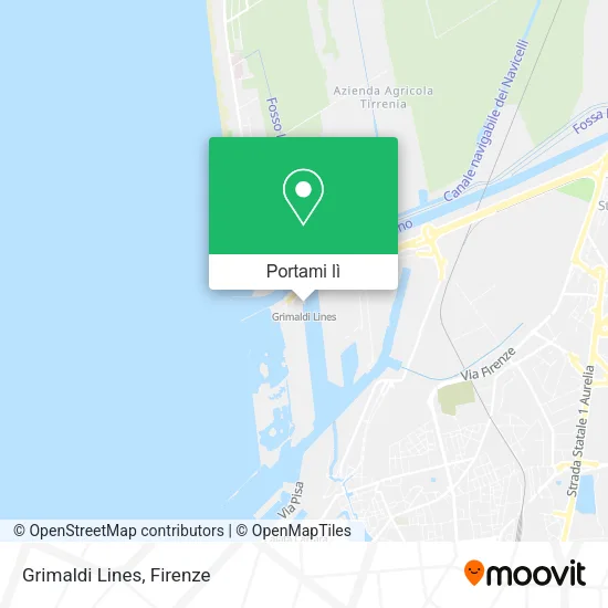 Mappa Grimaldi Lines