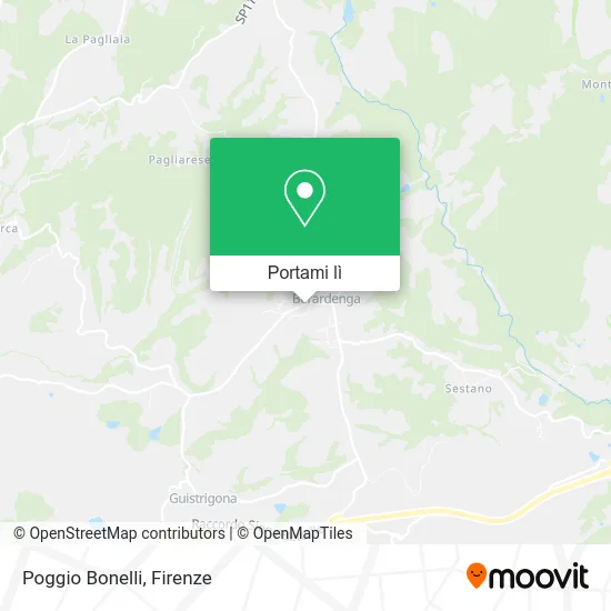 Mappa Poggio Bonelli
