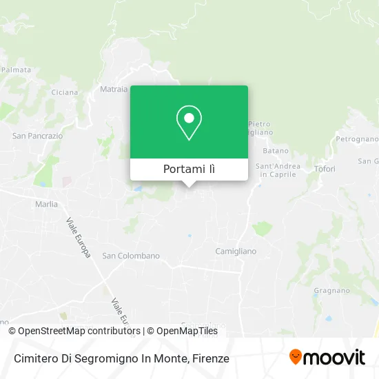 Mappa Cimitero Di Segromigno In Monte