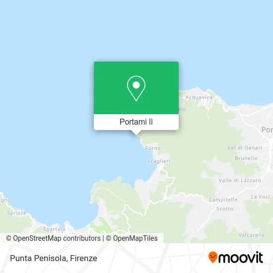 Mappa Punta Penisola