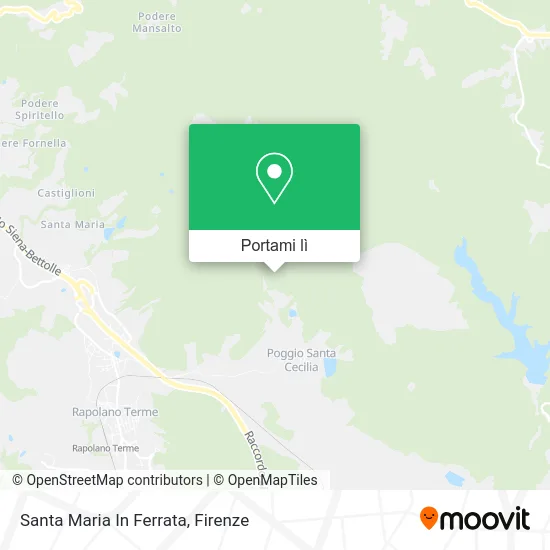 Mappa Santa Maria In Ferrata