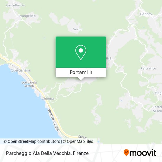 Mappa Parcheggio Aia Della Vecchia