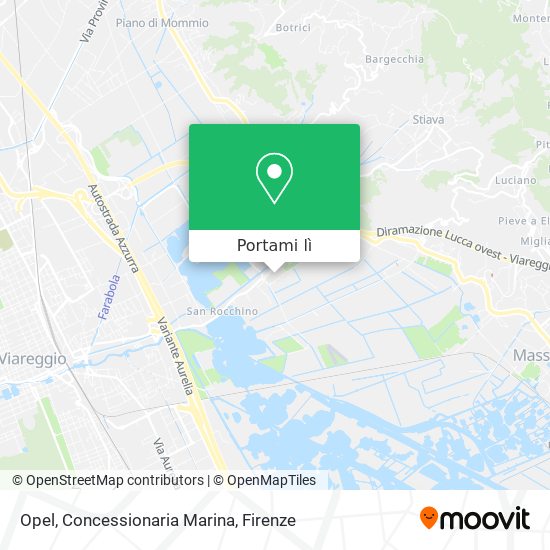 Mappa Opel, Concessionaria Marina