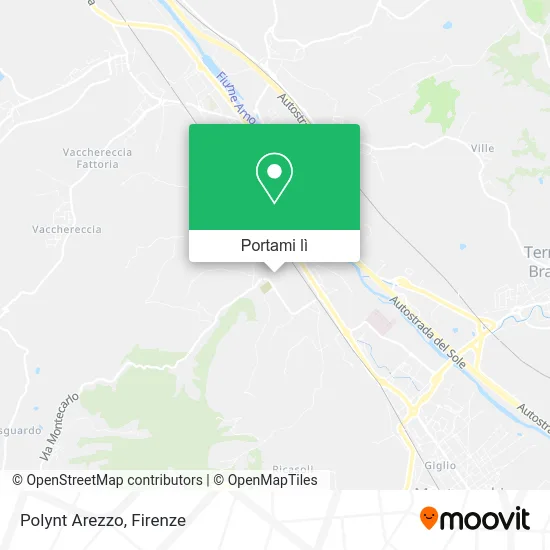 Mappa Polynt Arezzo