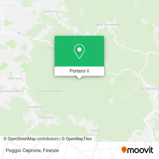 Mappa Poggio Caprone