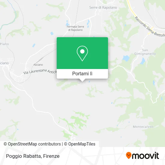 Mappa Poggio Rabatta