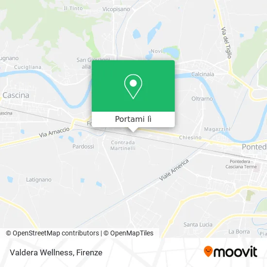 Mappa Valdera Wellness