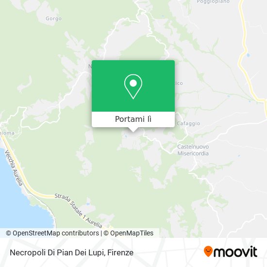 Mappa Necropoli Di Pian Dei Lupi